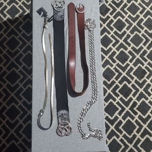 BELTS lot of 4